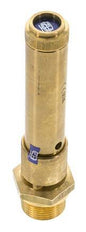 G Válvula de seguridad preajustada de latón de 3/4'' 50 bar (725,2 psi) DN 10