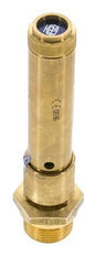 G Válvula de seguridad preajustada de latón de 3/4'' 50 bar (725,2 psi) DN 10