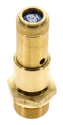 G Válvula de seguridad preajustada de latón de 3/4'' 8 bar (116.03 psi) DN 10