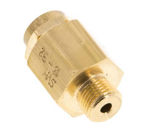 G Válvula de seguridad ajustable de latón de 1/8'' 16-32 bar (232,06-464,12 psi)