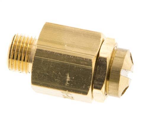 G Válvula de seguridad ajustable de latón de 1/8'' 16-32 bar (232,06-464,12 psi)