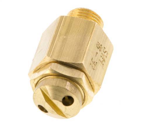 G Válvula de seguridad ajustable de latón de 1/8'' 16-32 bar (232,06-464,12 psi)