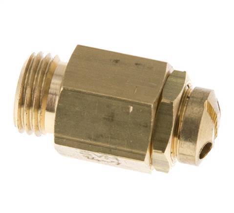 G Válvula de seguridad ajustable de 1/4'' de latón 3-7 bar (43,51-101,53 psi)