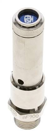 G 1/2'' Nickel-plated Brass Pre-Set Safety Valve 10 bar (145.04 psi) DN 10