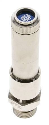 G 1/2'' Nickel-plated Brass Pre-Set Safety Valve 11 bar (159.54 psi) DN 10
