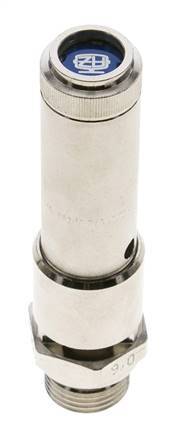 G 1/2'' Nickel-plated Brass Pre-Set Safety Valve 12 bar (174.05 psi) DN 10