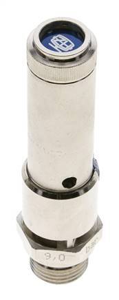 G 1/2'' Nickel-plated Brass Pre-Set Safety Valve 12 bar (174.05 psi) DN 10
