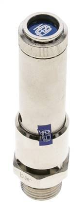 G 1/2'' Nickel-plated Brass Pre-Set Safety Valve 10 bar (145.04 psi) DN 10