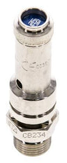 G 1/4'' Nickel-plated Brass Pre-Set Safety Valve 2 bar (29.01 psi) DN 8
