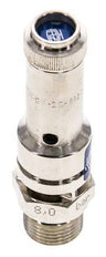 G 3/8'' Nickel-plated Brass Pre-Set Safety Valve 0.5 bar (7.25 psi) DN 8