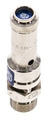 G 3/8'' Nickel-plated Brass Pre-Set Safety Valve 0.5 bar (7.25 psi) DN 8
