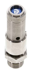 G 1/2'' Acero inoxidable 316 Ti Válvula de seguridad preajustada 3 bar (43.51 psi) DN 10