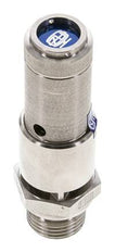 G 1/2'' Acero inoxidable 316 Ti Válvula de seguridad preajustada 7 bar (101.53 psi) DN 10