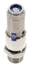 G 1/2'' Acero inoxidable 316 Ti Válvula de seguridad preajustada 7 bar (101.53 psi) DN 10