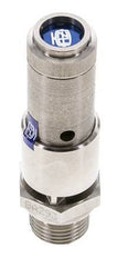 G 1/2'' Acero inoxidable 316 Ti Válvula de seguridad preajustada 7 bar (101.53 psi) DN 10