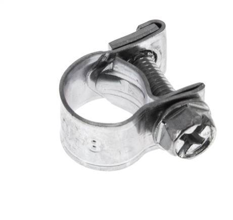 sl-10 mini abrazadera de manguera acero galvanizado 8-10mm