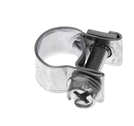 sl-10 mini abrazadera de manguera acero galvanizado 8-10mm