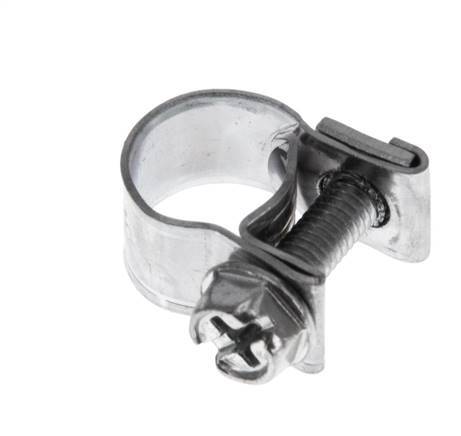 sl-10 mini abrazadera de manguera acero galvanizado 8-10mm