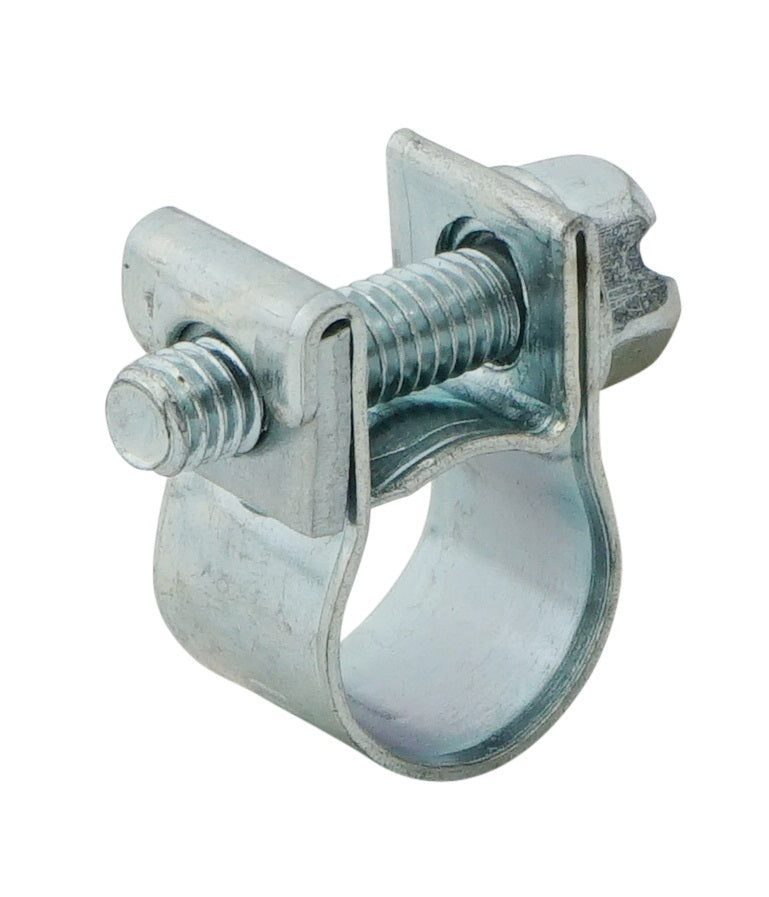 Abrazadera de manguera de 20 - 22 mm con banda de acero galvanizado de 9 mm [10 Piezas]