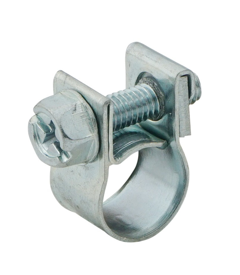 Abrazadera de manguera de 20 - 22 mm con banda de acero galvanizado de 9 mm [10 Piezas]
