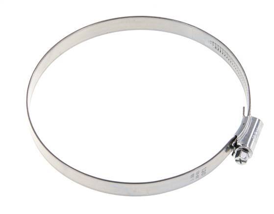 110 - 130 mm Hose Clamp with a Galvanised Steel 12 mm band - Ideal [2 Pieces]