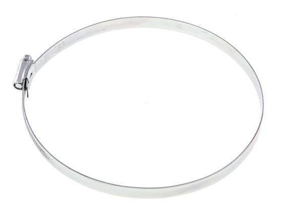 150 - 170 mm Hose Clamp with a Galvanised Steel 12 mm band - Ideal [2 Pieces]