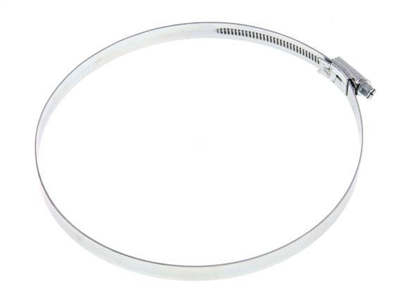 150 - 170 mm Hose Clamp with a Galvanised Steel 12 mm band - Ideal [2 Pieces]