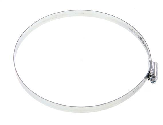 150 - 170 mm Hose Clamp with a Galvanised Steel 12 mm band - Ideal [2 Pieces]