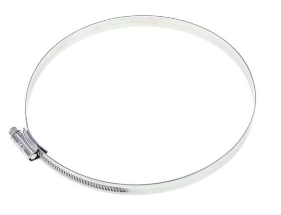 150 - 170 mm Hose Clamp with a Galvanised Steel 12 mm band - Ideal [2 Pieces]