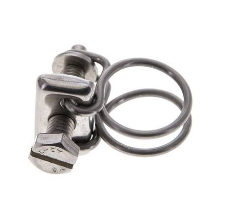 abrazadera de manguera de 15 - 18 mm Acero galvanizado