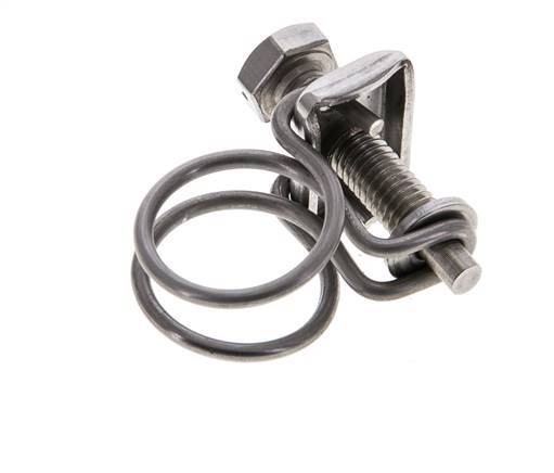abrazadera de manguera de 15 - 18 mm Acero galvanizado