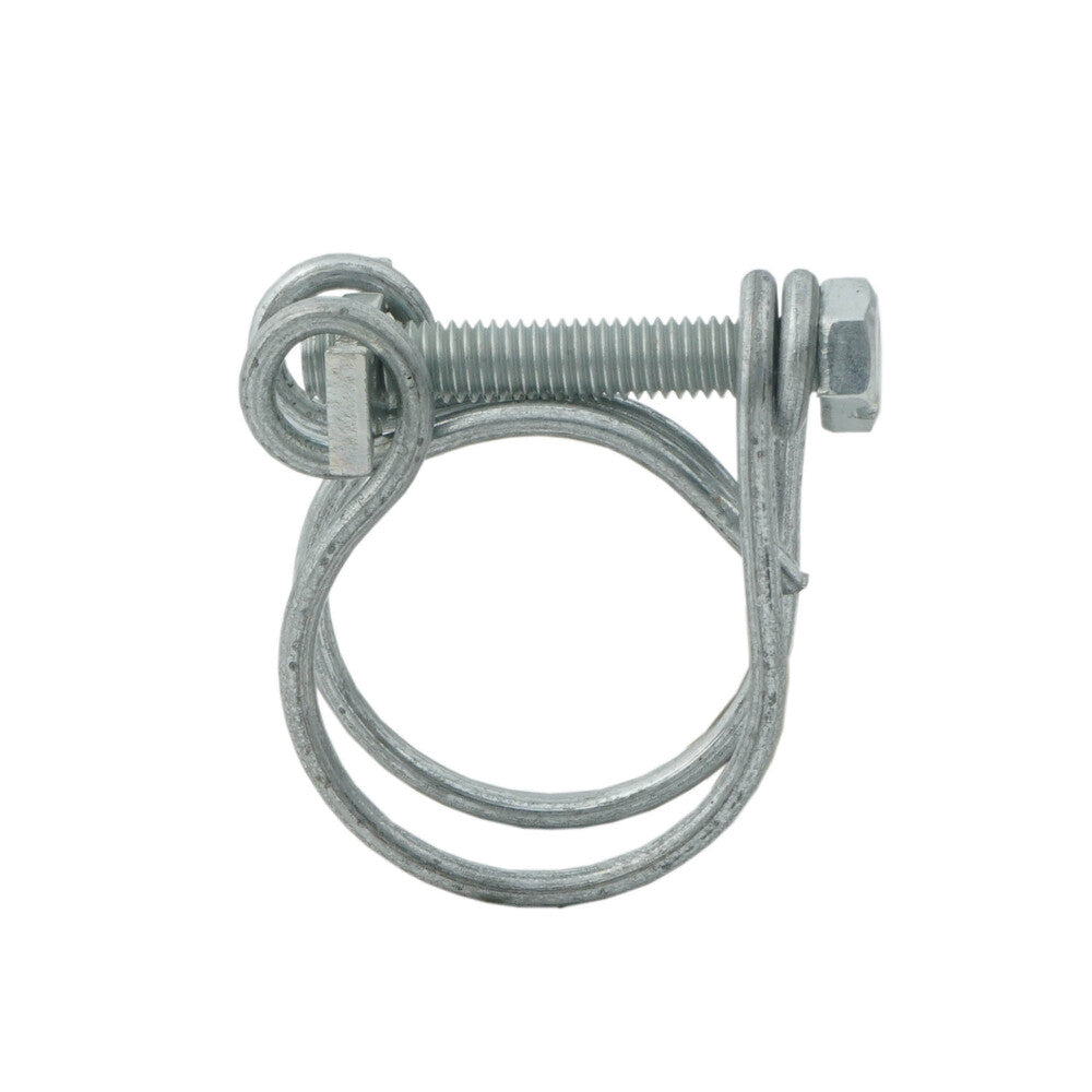 Abrazadera de manguera de 22 - 25 mm de acero galvanizado [5 piezas]