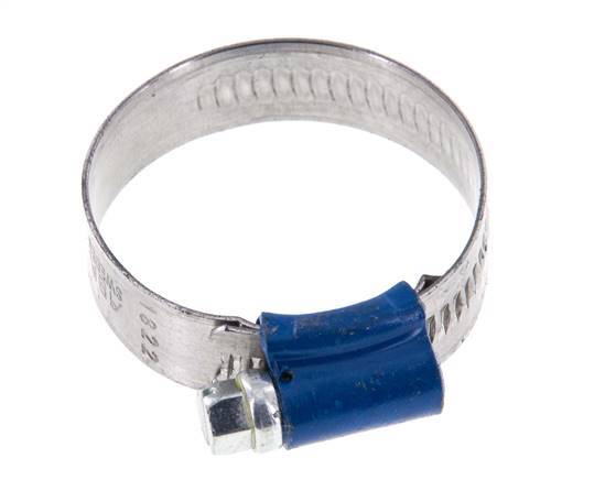 25 - 40 mm Hose Clamp with a Galvanised Steel 12 mm band - Aba [5 Pieces]