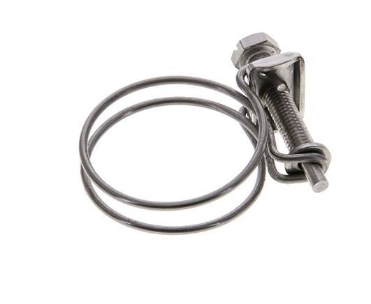 35 - 40 mm Hose Clamp Stainless Steel 304 [2 Pieces]