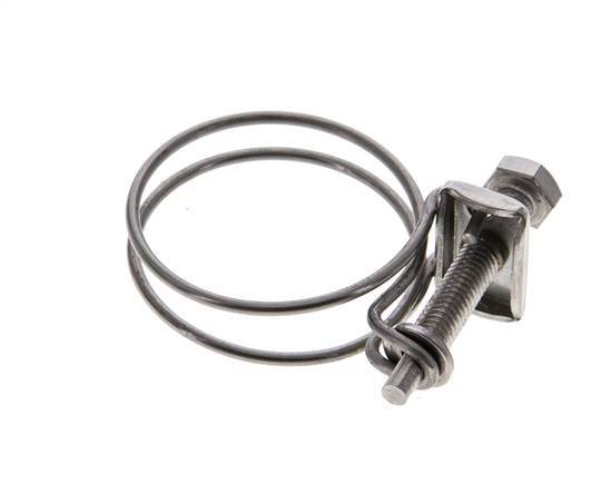 35 - 40 mm Hose Clamp Stainless Steel 304 [2 Pieces]