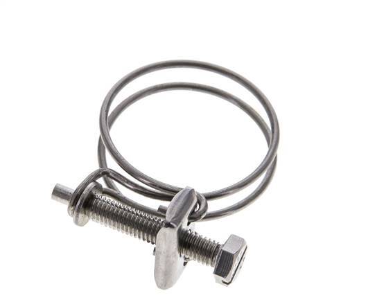 35 - 40 mm Hose Clamp Stainless Steel 304 [2 Pieces]