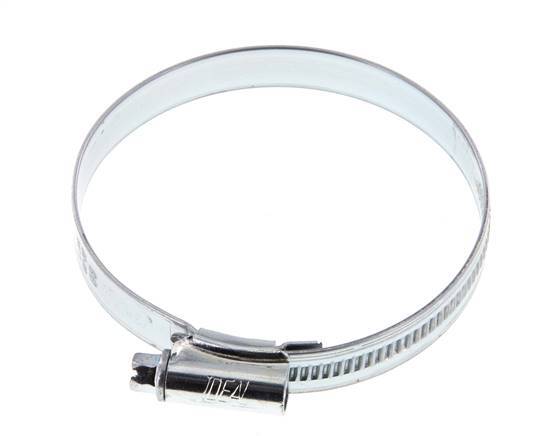 60 - 80 mm Hose Clamp with a Galvanised Steel 12 mm band - Ideal [5 Pieces]