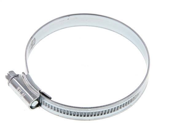 60 - 80 mm Hose Clamp with a Galvanised Steel 12 mm band - Ideal [5 Pieces]