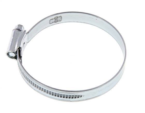 60 - 80 mm Hose Clamp with a Galvanised Steel 12 mm band - Ideal [5 Pieces]