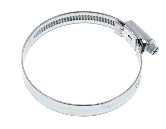 60 - 80 mm Hose Clamp with a Galvanised Steel 12 mm band - Ideal [5 Pieces]