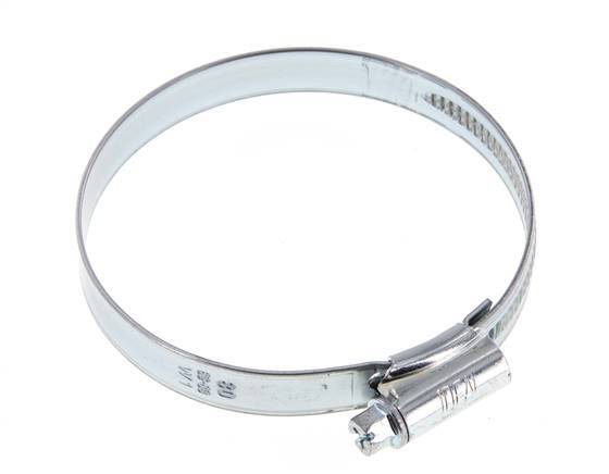 60 - 80 mm Hose Clamp with a Galvanised Steel 12 mm band - Ideal [5 Pieces]