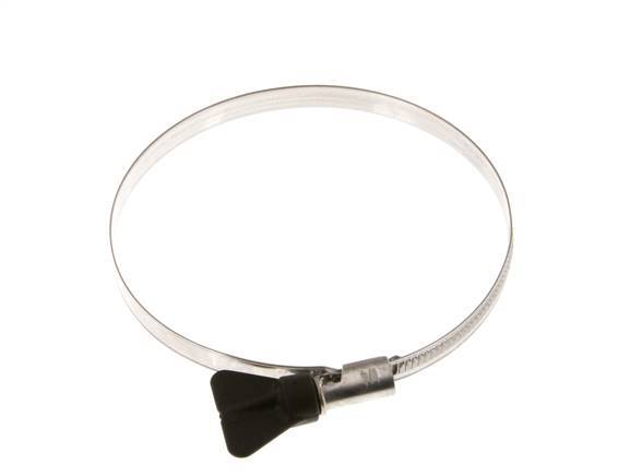 90 - 110 mm Hose Clamp with a Stainless Steel 304 9 mm band With Butterfly Handle - Norma [2 Pieces]