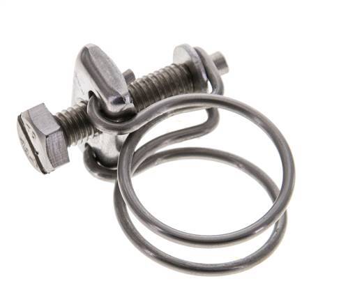20 - 24 mm Hose Clamp Stainless Steel 304 [2 Pieces]