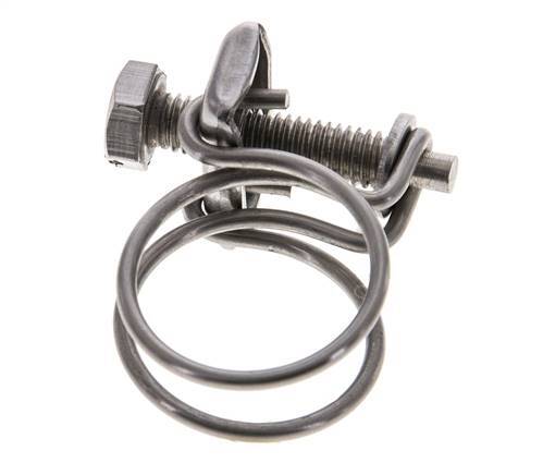 20 - 24 mm Hose Clamp Stainless Steel 304 [2 Pieces]
