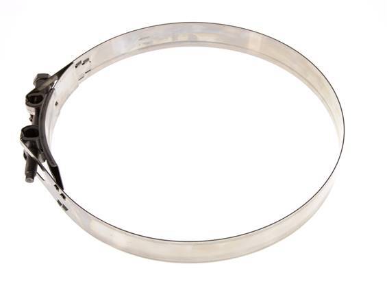 abrazadera de manguera de 239 - 252 mm con banda de acero inoxidable 304 de 30 mm - Norma