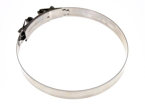 abrazadera de manguera de 239 - 252 mm con banda de acero inoxidable 304 de 30 mm - Norma