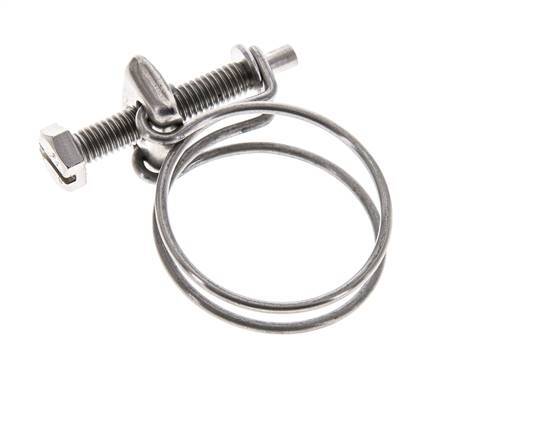 abrazadera de manguera de 33 - 37 mm Acero inoxidable 304