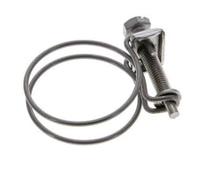 Abrazadera de manguera de 37 - 42 mm de acero inoxidable 304 [2 piezas]