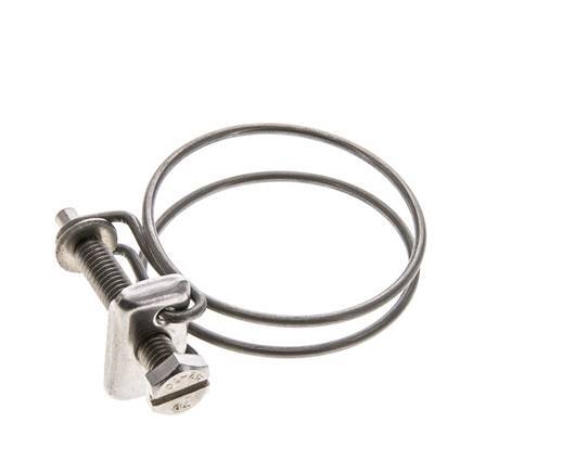 abrazadera de manguera de 43 - 48 mm Acero inoxidable 304