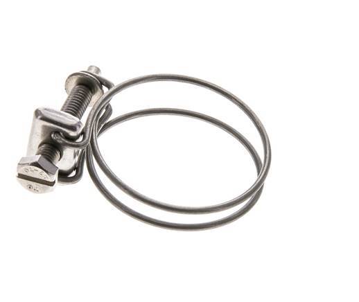 40 - 45 mm Hose Clamp Stainless Steel 304 [2 Pieces]